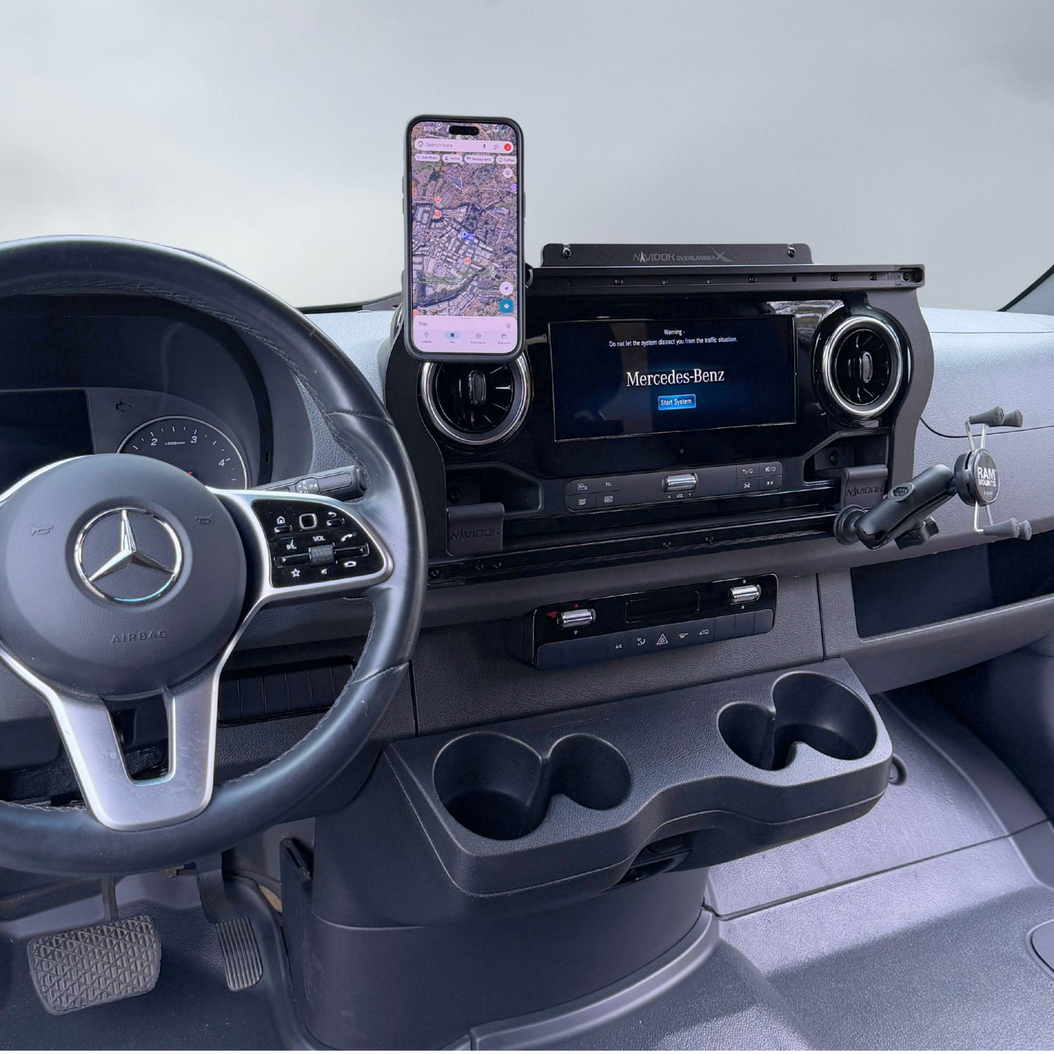 Navidok Overlander X - No Drill Dash Mount
