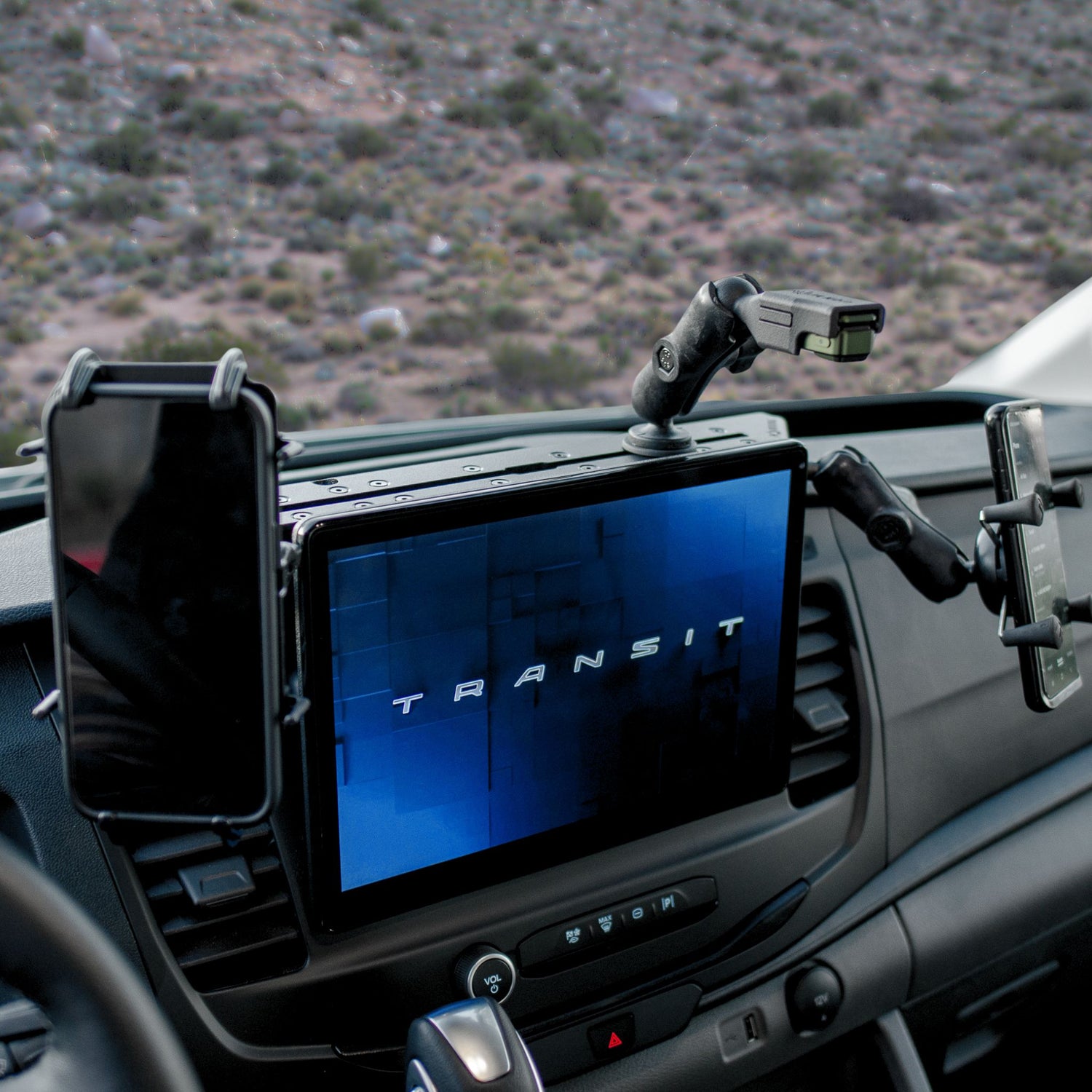 Navidok - Ford Transit - No Drill Dash Mount