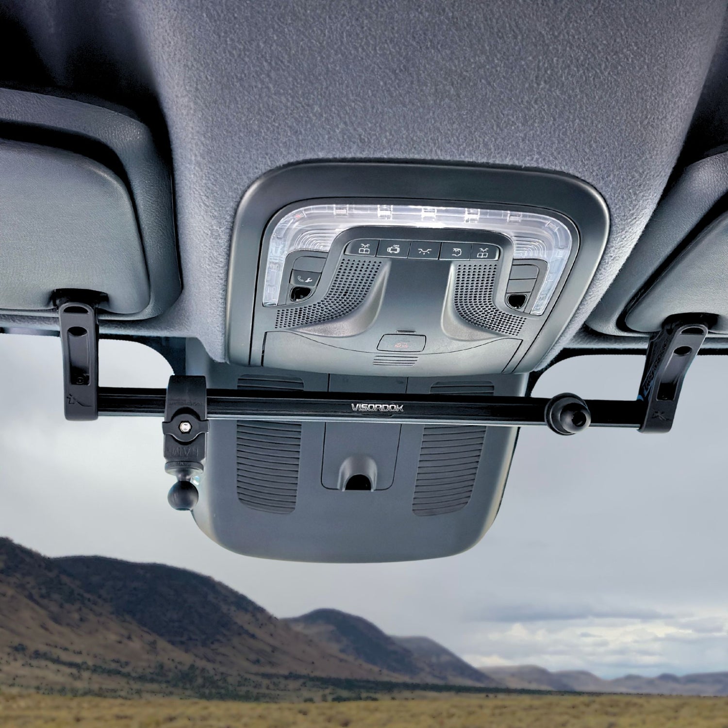 Sprinter Van Visor Tube Mount for Navigation Devices and Accessories – TERRA X Visordok TubeTrak