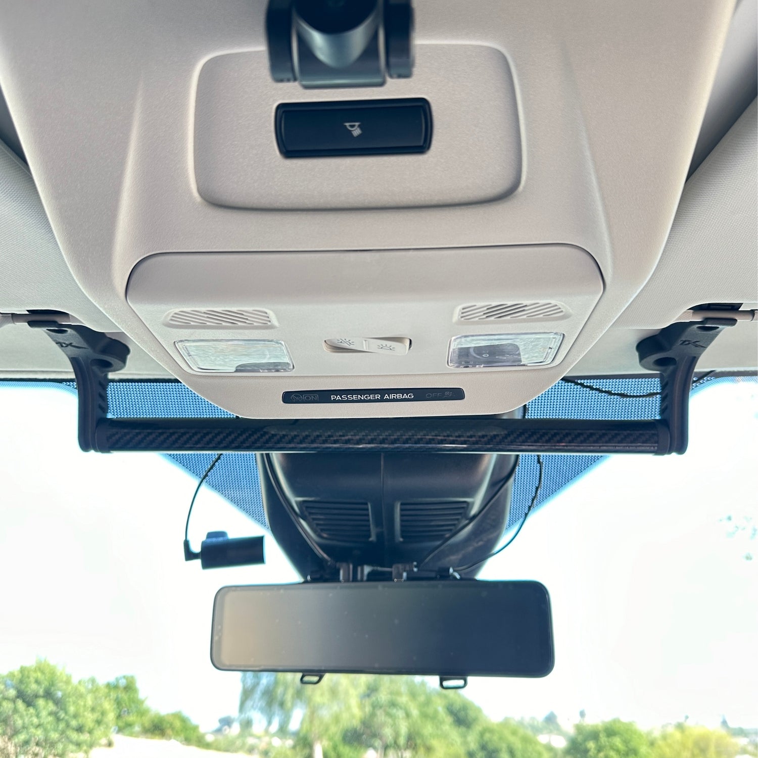 Ford Transit Visor Mount - VISORDOK – Carbon Fiber Mount for Navigation & Devices