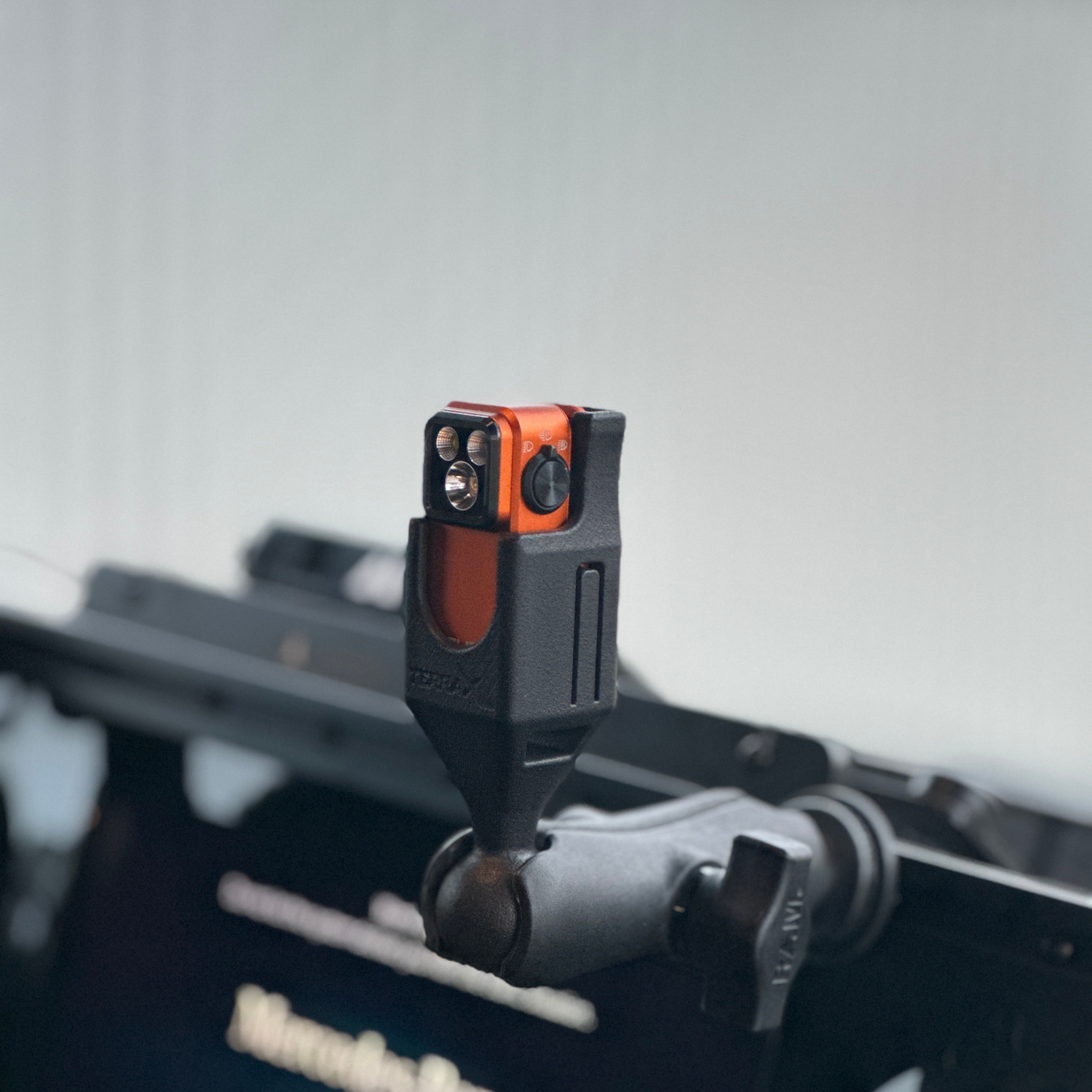 Olight Oclip Pro Van Light with Navilight Mount – Red & White Cockpit Light for Campers & RVs