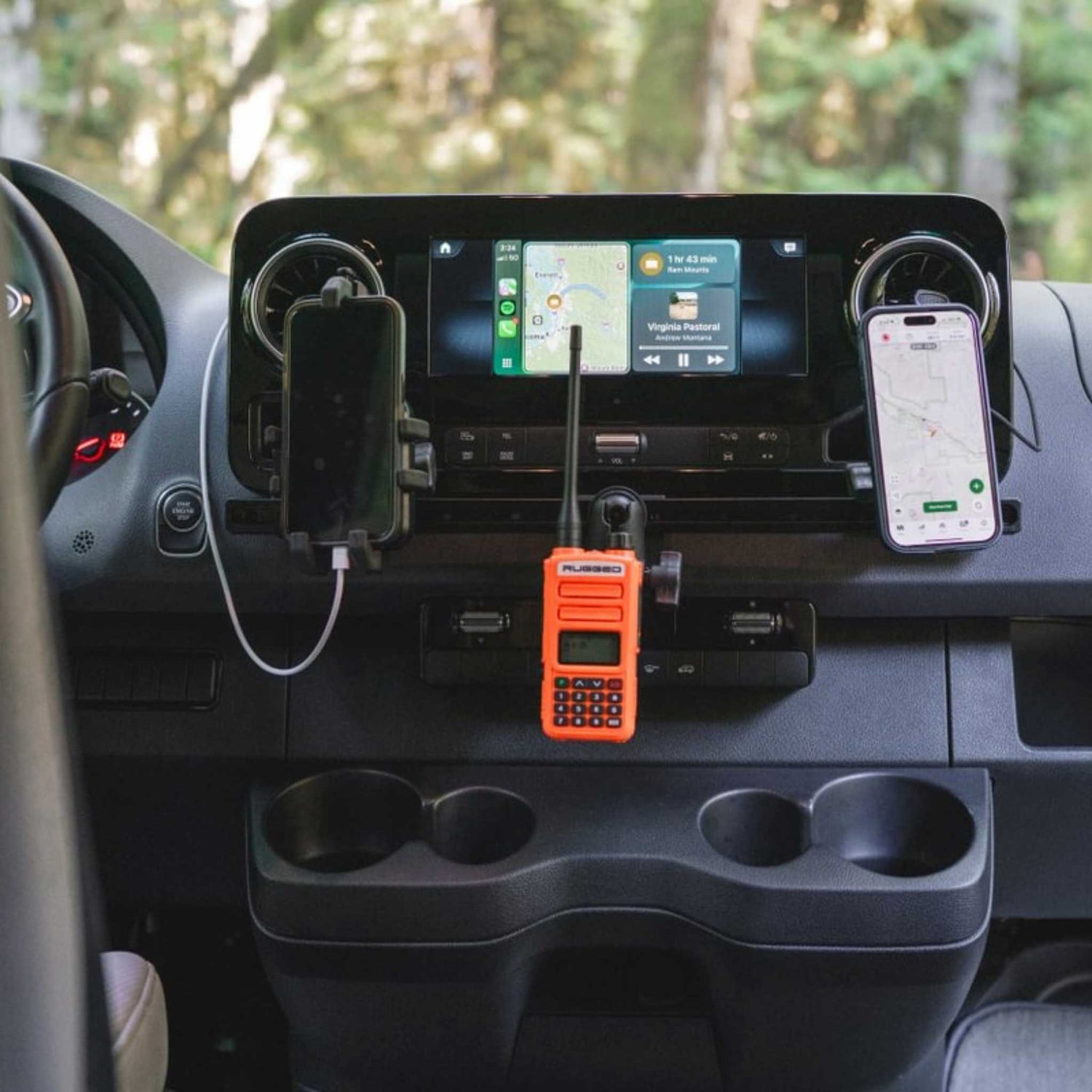Navidok Overlander - No Drill Dash Mount For Mercedes Sprinter - 2019+ by Terra X