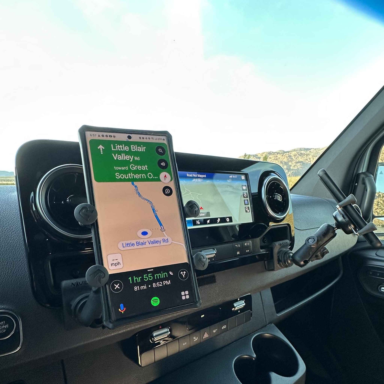 Navidok Single - No Drill Dash Mount