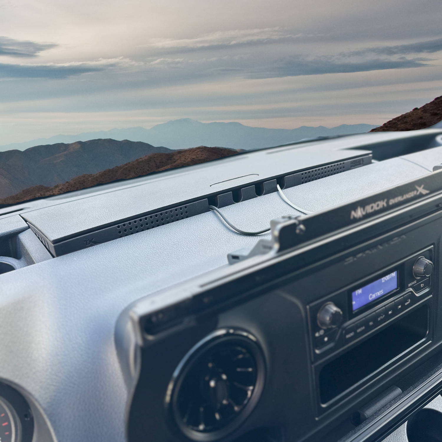 Mercedes Sprinter Dash Console Cable Organizer - XL Charge Groove