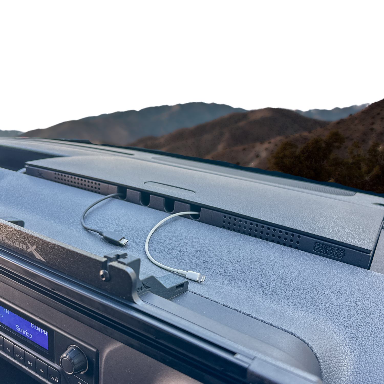 Mercedes Sprinter Dash Console Cable Organizer - XL Charge Groove