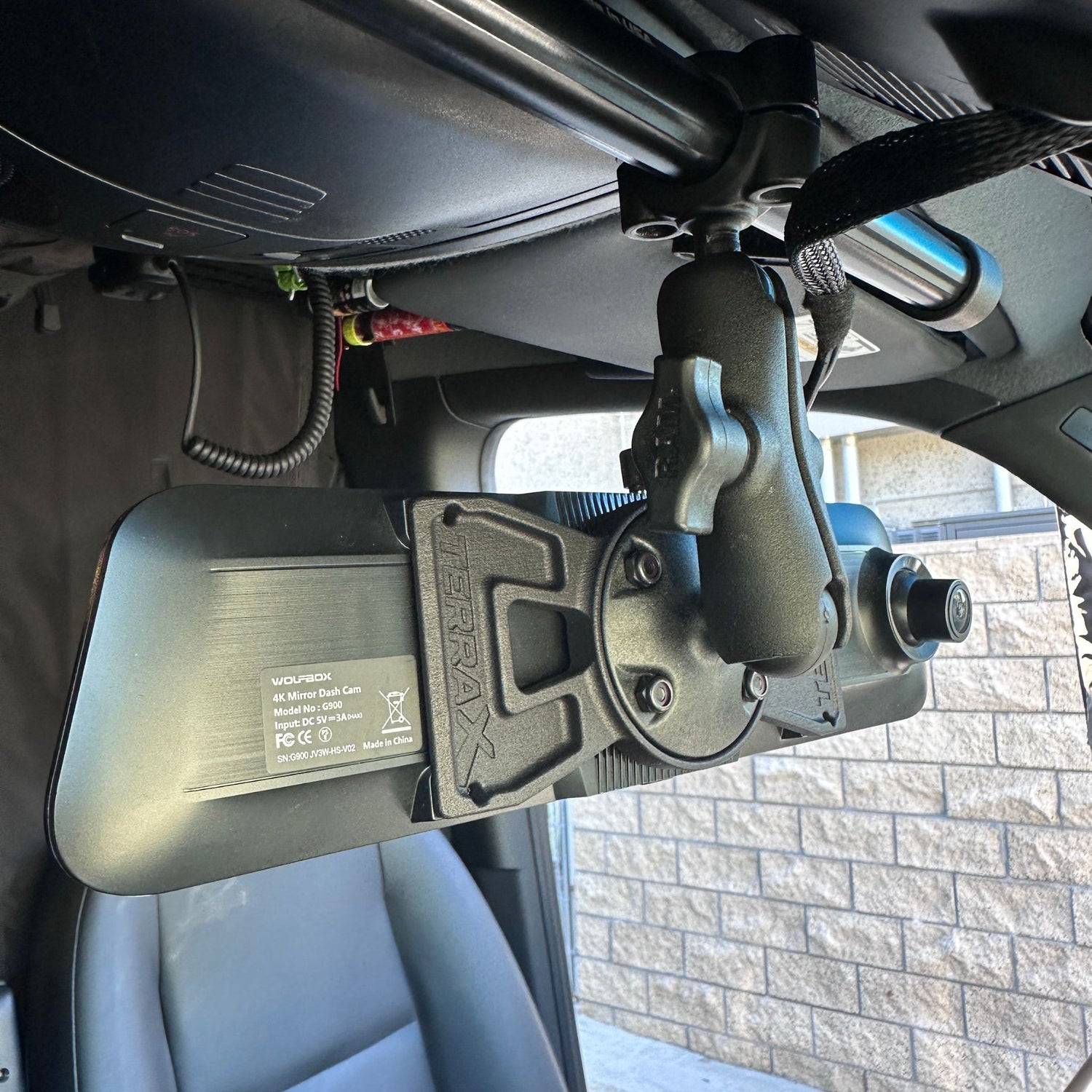 WOLFBOX Dash Cam Visordok Tube Mounting Kit