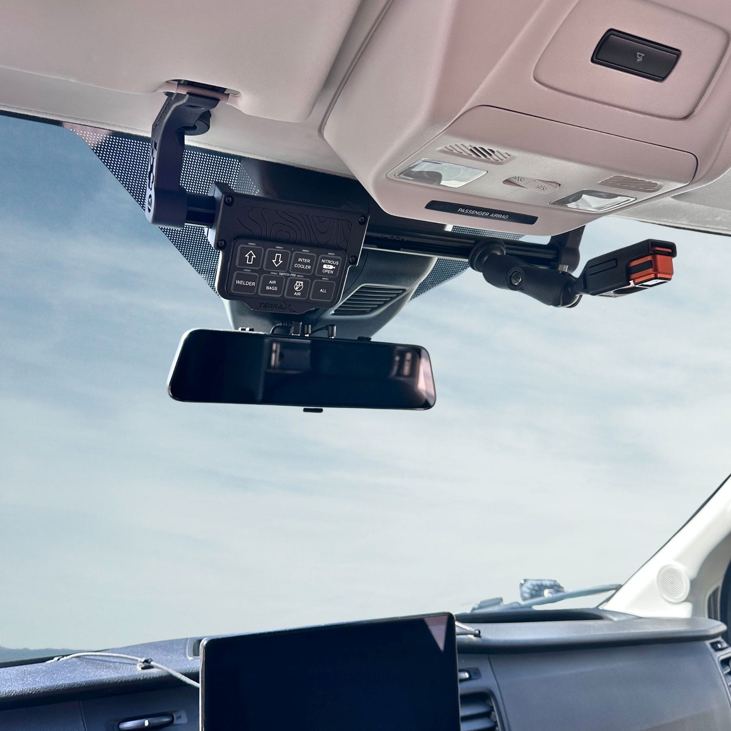 Ford Transit Visor Mount - VISORDOK TUBETRAK