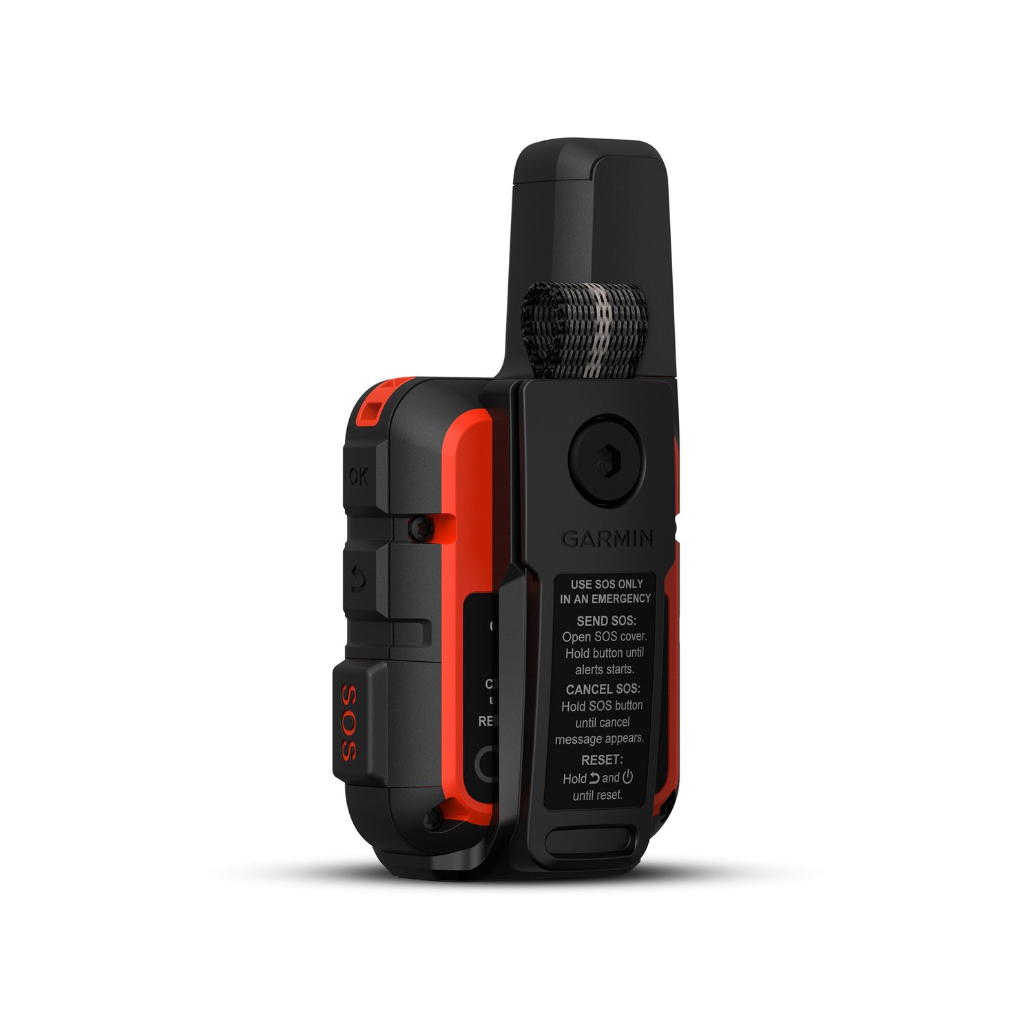 Garmin inReach Mini adapter with carabiner and RAM ball for Garmin