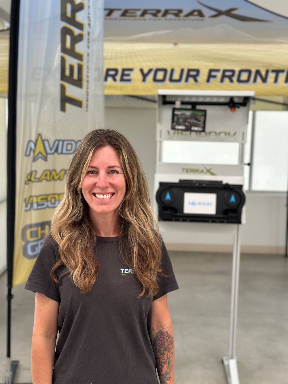 Terra X co-founder Jenny managing customer support and operations for the van accessories business.