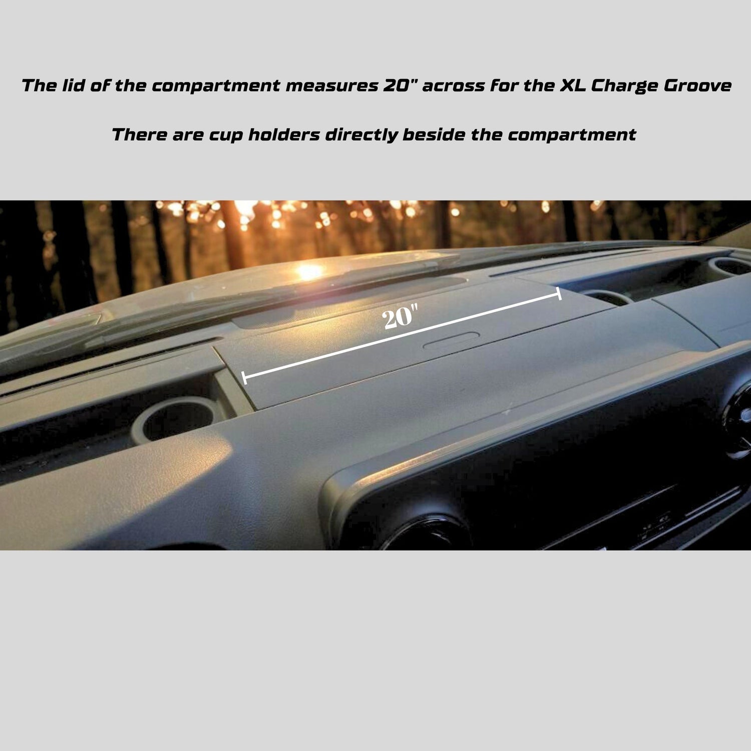 Mercedes Sprinter Dash Console Cable Organizer - XL Charge Groove