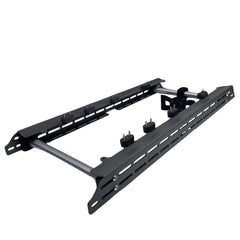 Cabdok overhead storage mount for Ineos Grenadier, black rails with two tube tracks and mounting hardware