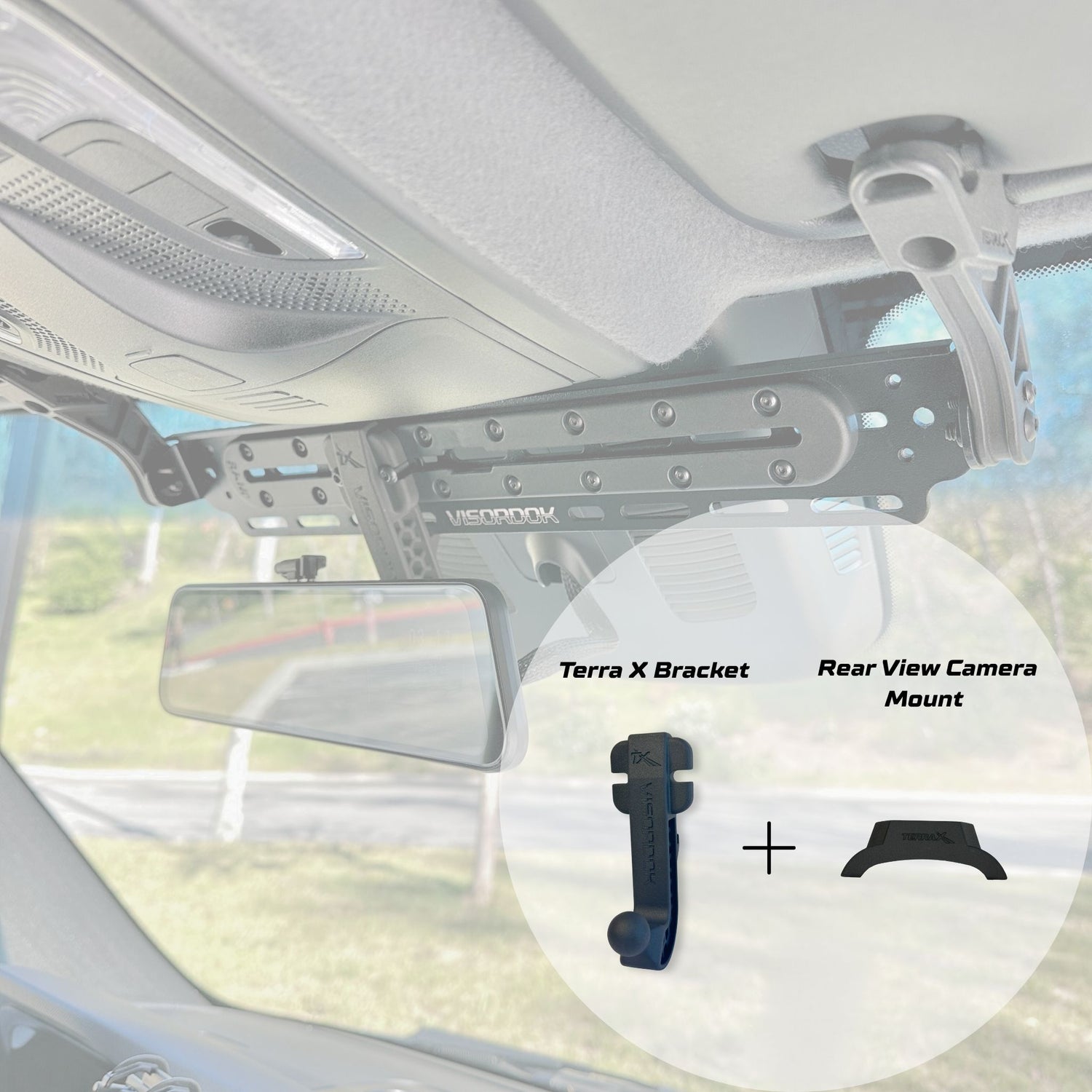 WOLFBOX Visordok Track Mounting Kit